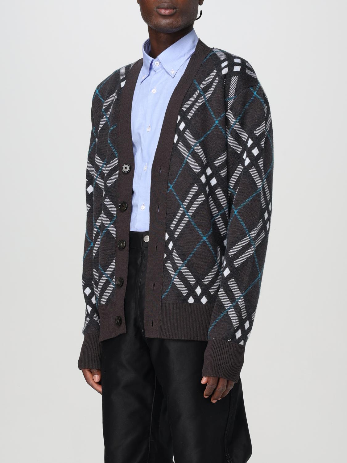 BURBERRY CARDIGAN: Sweater men Burberry, Blue - Img 4