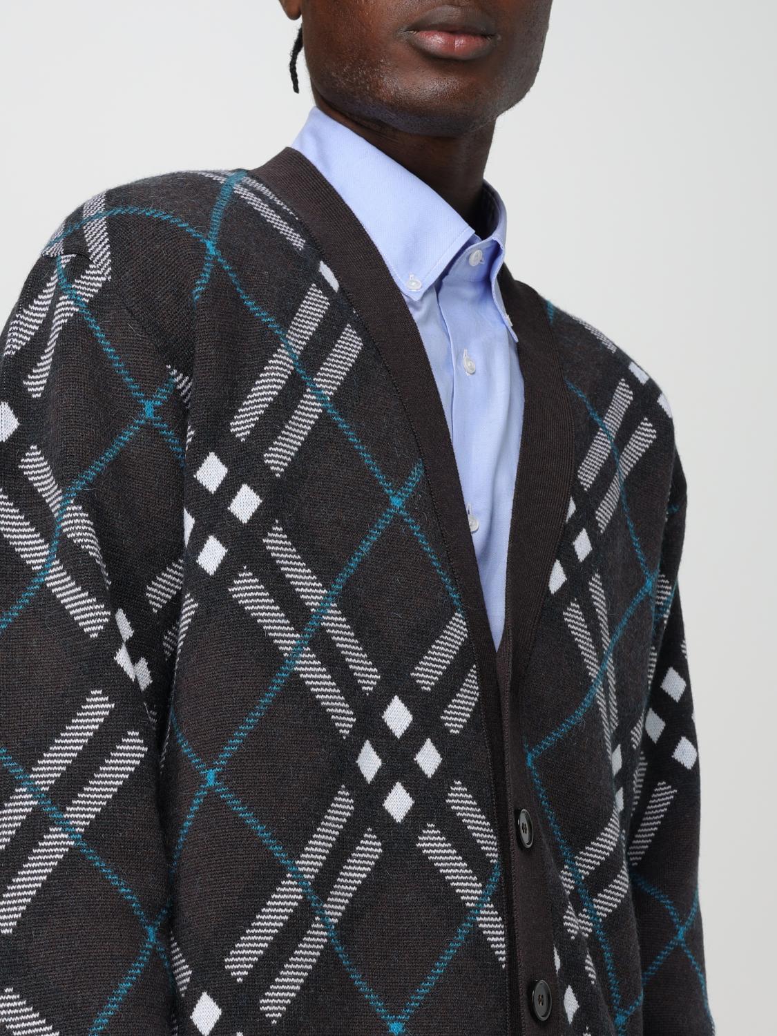 BURBERRY CARDIGAN: Sweater men Burberry, Blue - Img 5