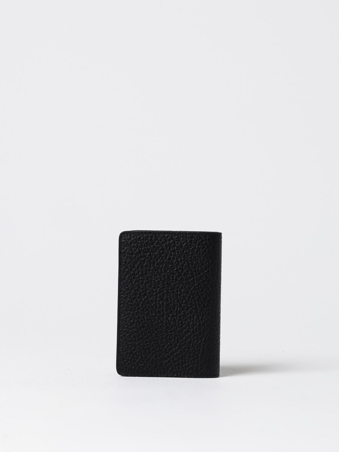 MAISON MARGIELA PORTAFOGLIO: Portacarte di credito Maison Margiela in pelle a grana , Nero - Img 3