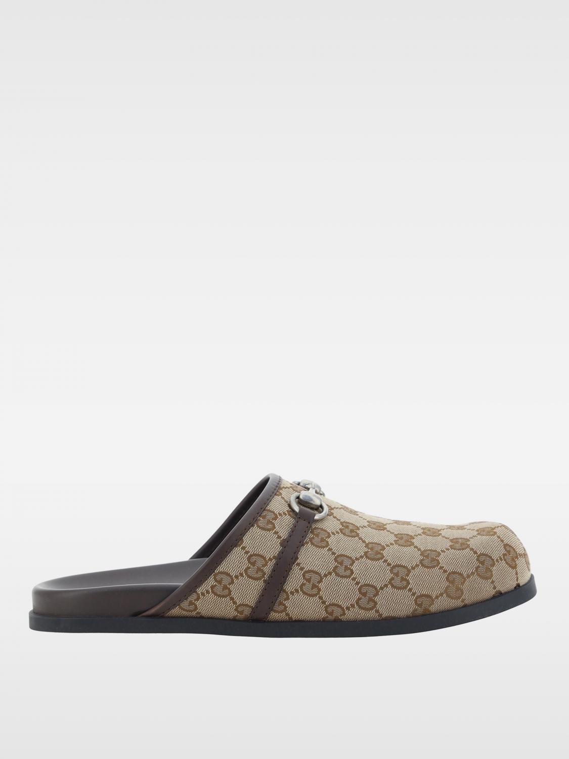 GUCCI SANDALS: Shoes men Gucci, Beige - Img 1