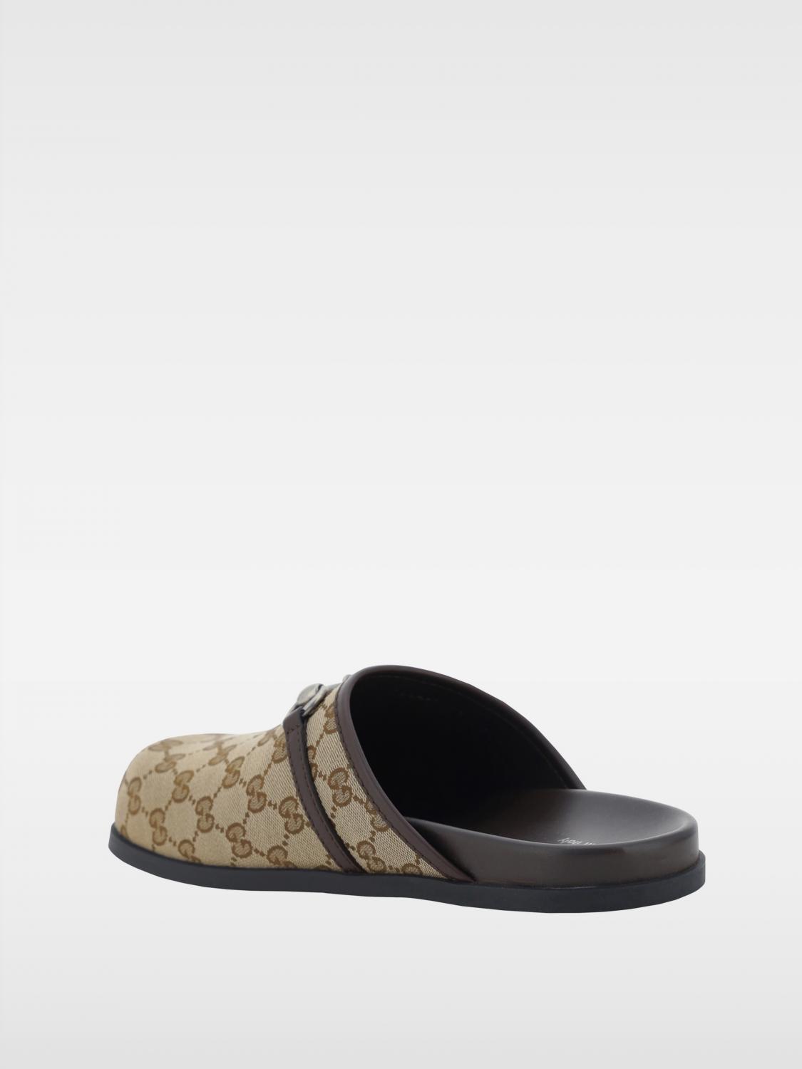 GUCCI SANDALS: Shoes men Gucci, Beige - Img 3