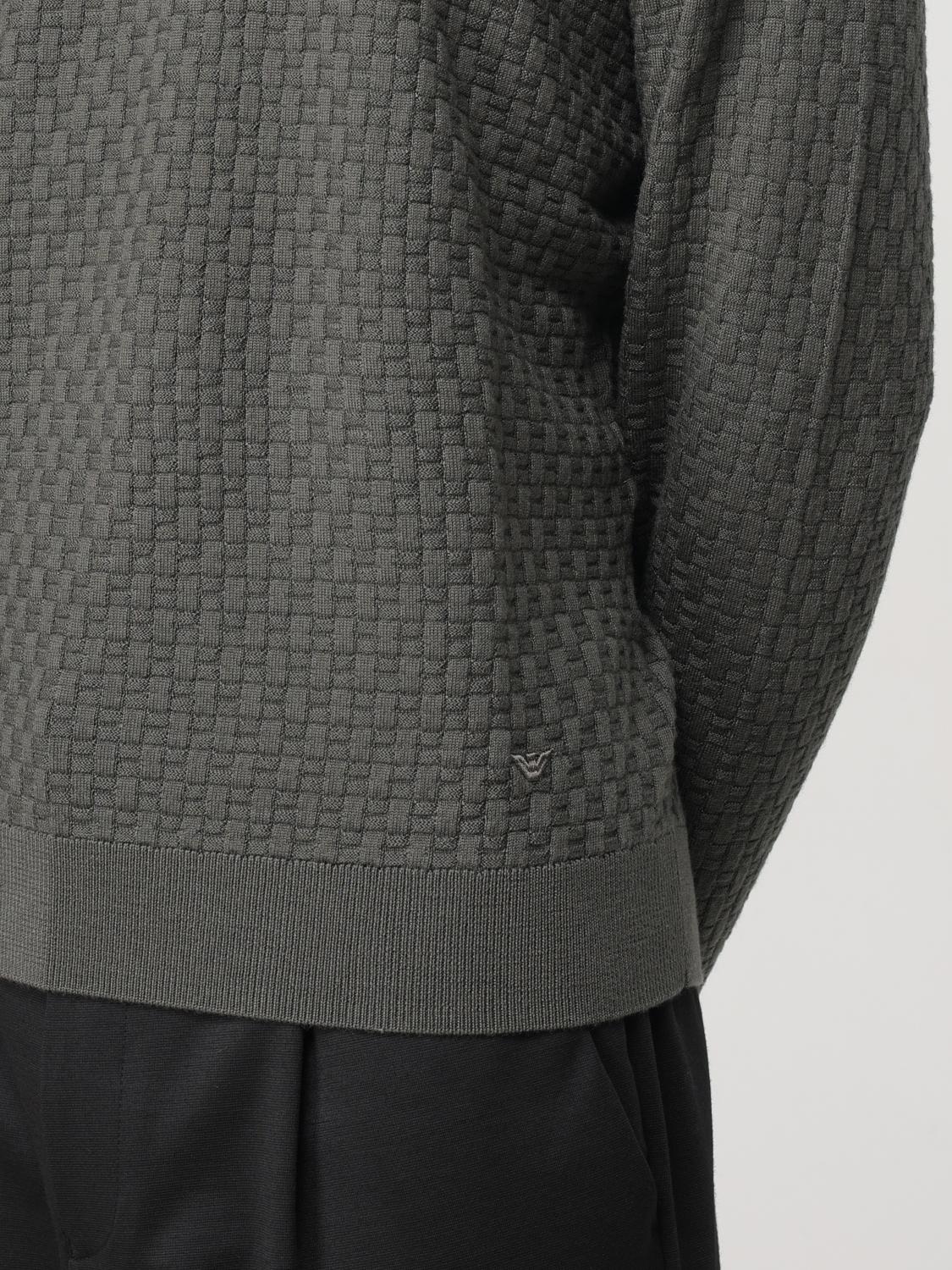 EMPORIO ARMANI SWEATER: Sweater men Emporio Armani, Grass Green - Img 3