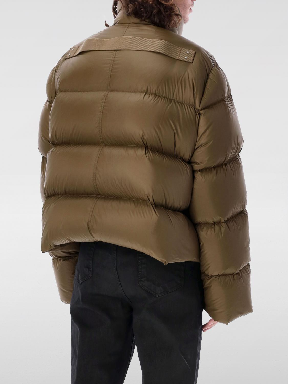 RICK OWENS GIACCA: Piumino imbottito e trapuntato Rick Owens, Marrone - Img 2
