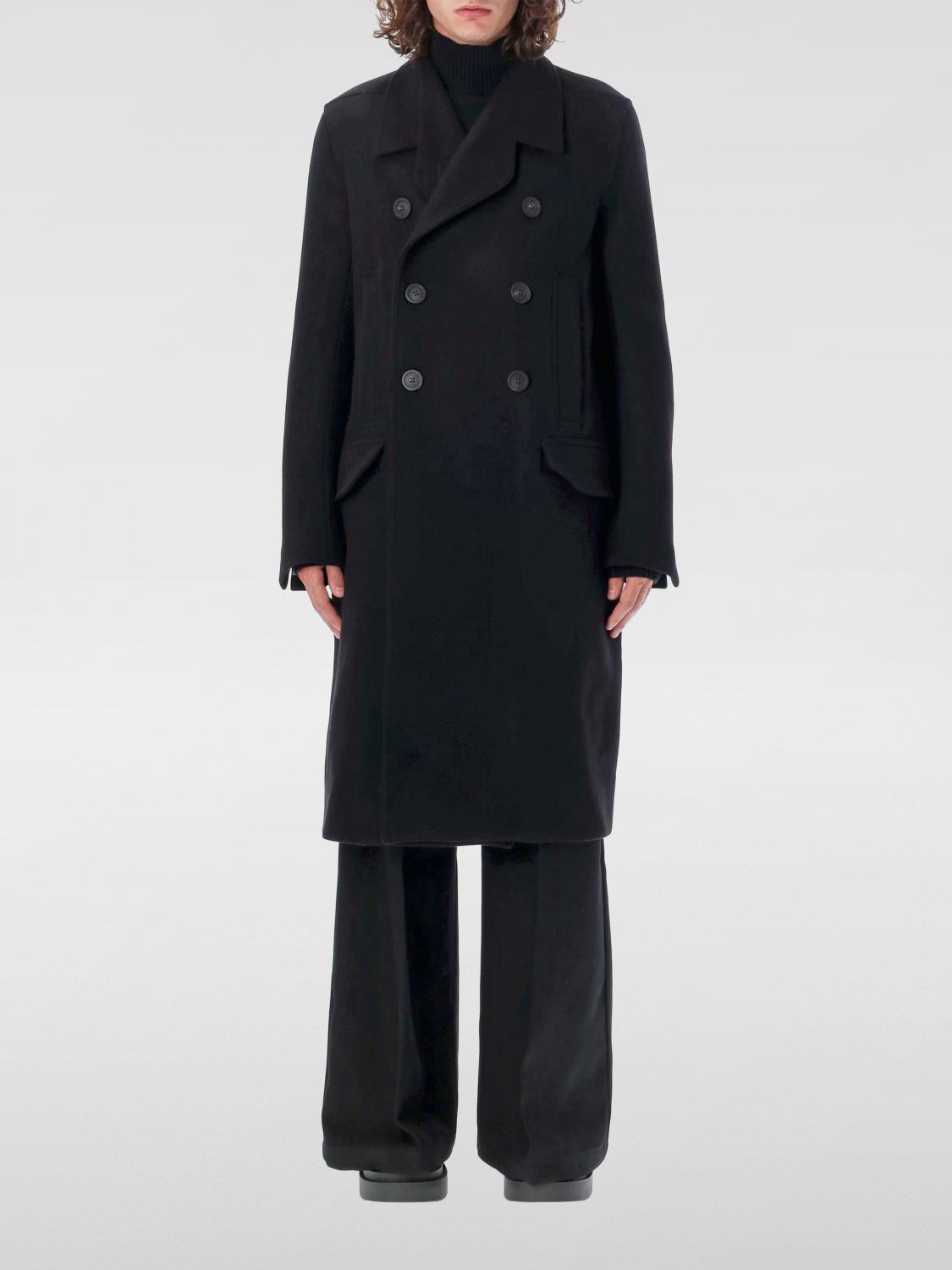 Rick Owens コート メンズ - ブラック | RU02D6982WSF | GIGLIO.COM