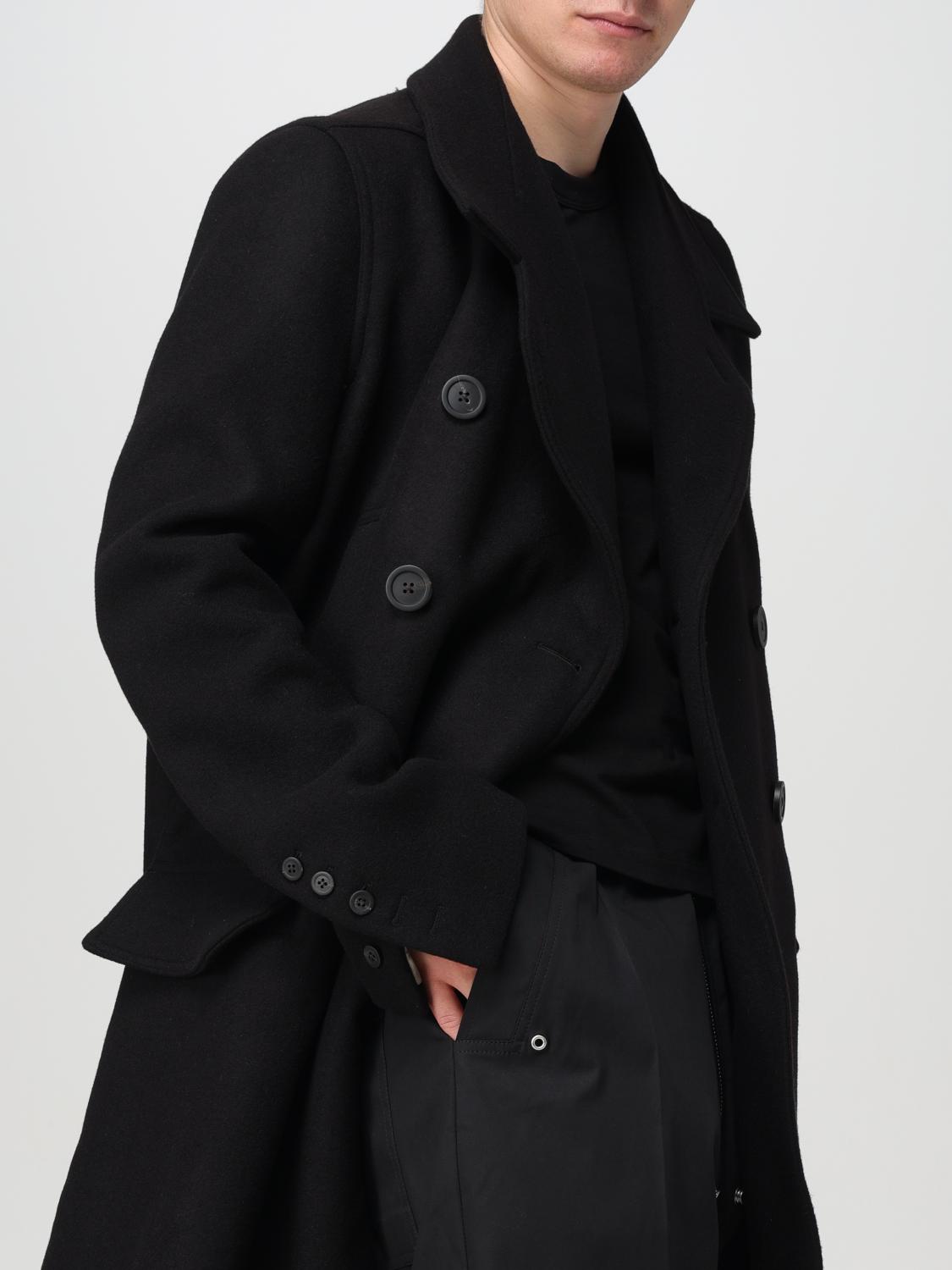 Rick Owens コート メンズ - ブラック | RU02D6982WSF | GIGLIO.COM