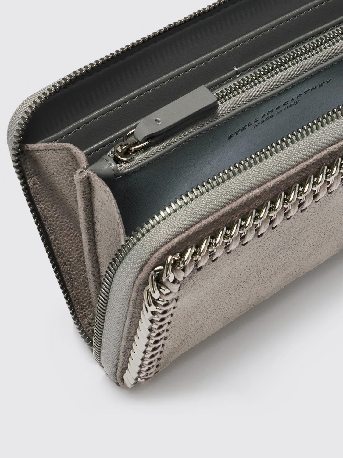 STELLA MCCARTNEY CARTERA: Cartera Falabella Stella McCartney de piel sintética craquelada, Gris - Img 2