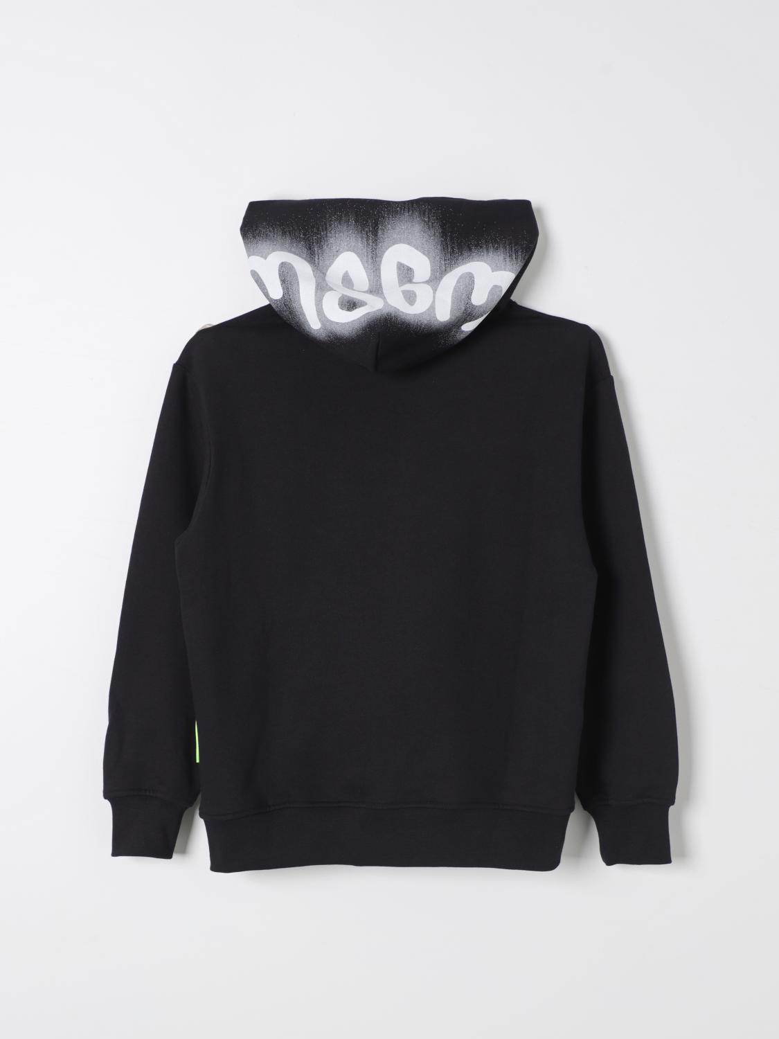 MSGM KIDS PULLOVER: Pullover kinder MSGM Kids, Schwarz - Img 2