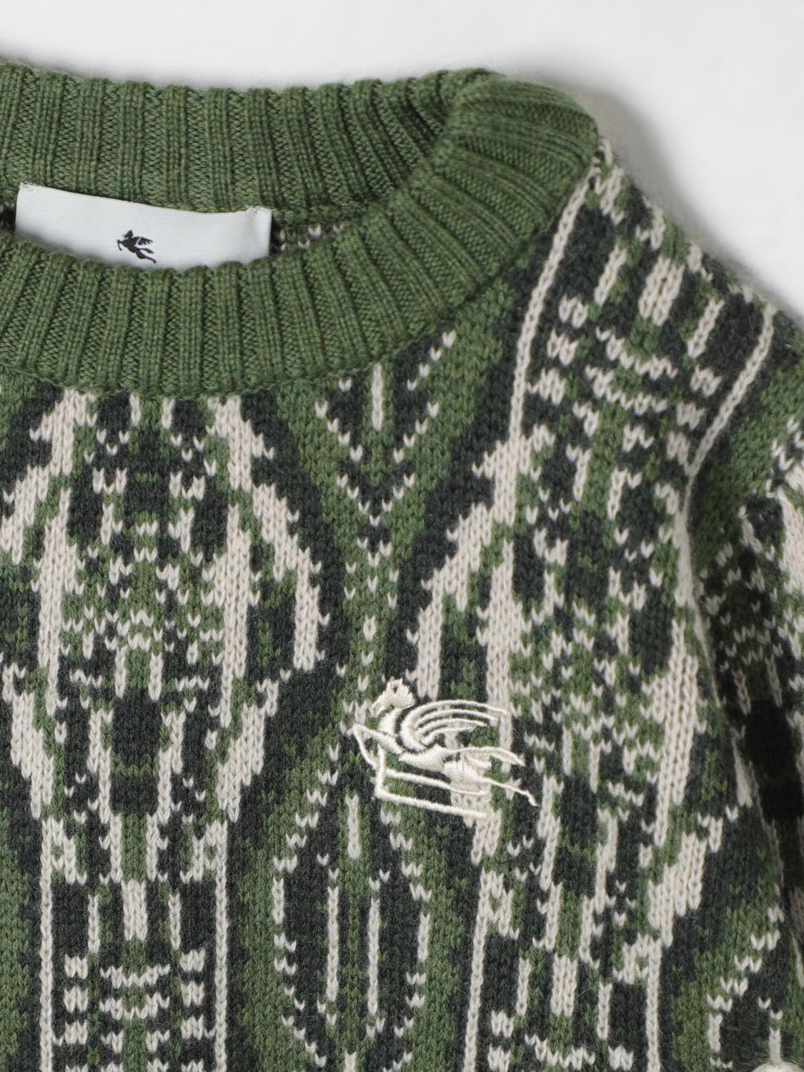 ETRO PULLOVER: Pullover kinder Etro, Grün - Img 3