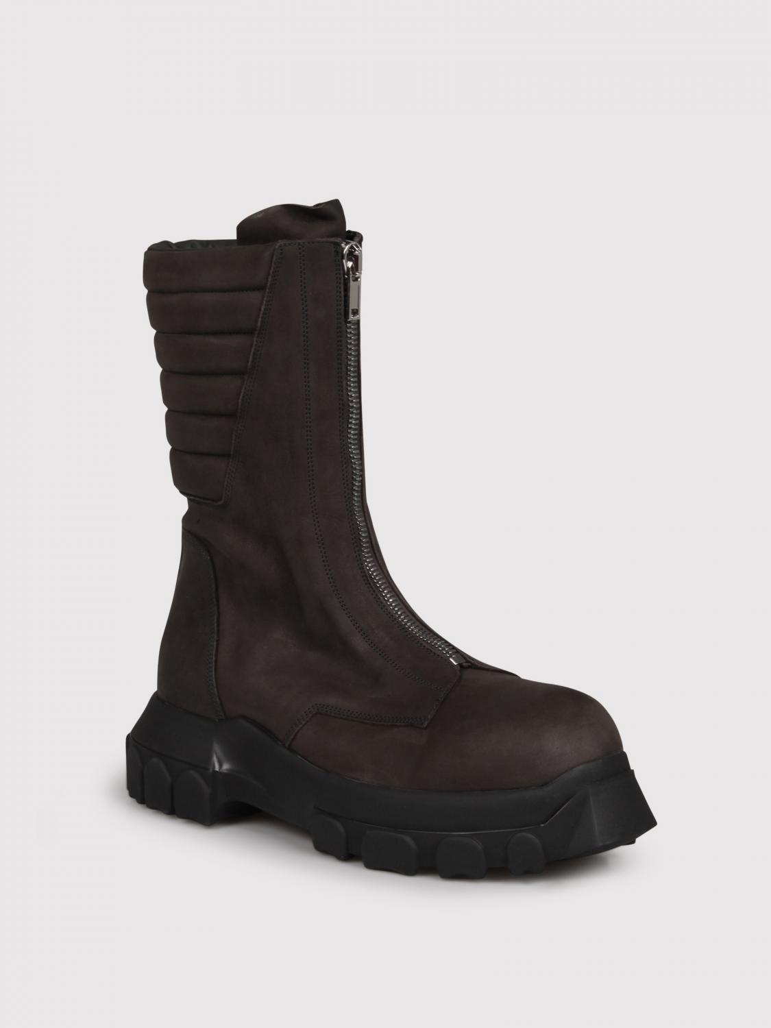 RICK OWENS BOOTS: Shoes men Rick Owens, Brown - Img 2