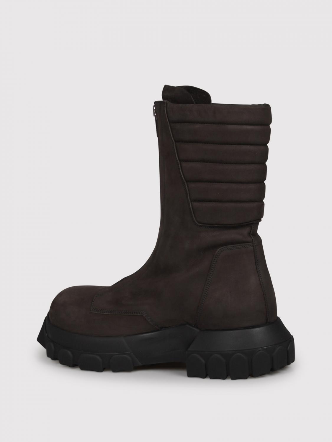 RICK OWENS BOOTS: Shoes men Rick Owens, Brown - Img 3