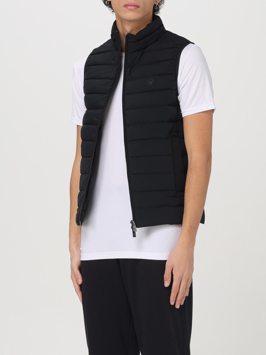 EMPORIO ARMANI WESTE: Weste herren Emporio Armani, Schwarz - Img 3