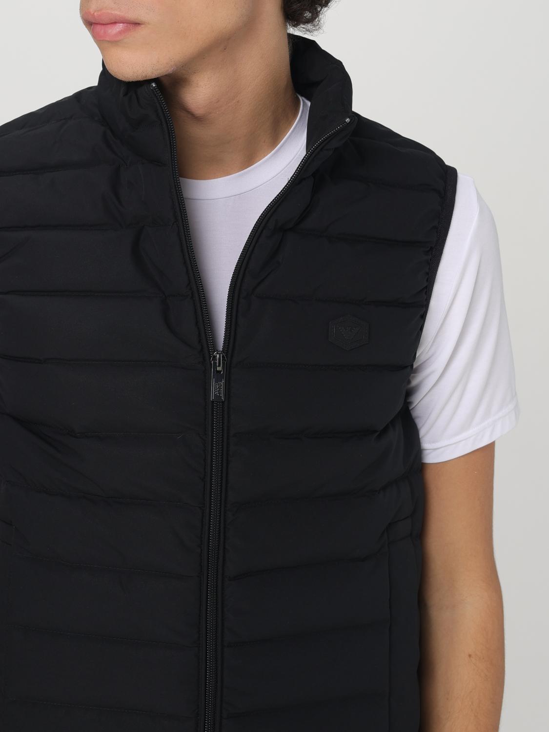 EMPORIO ARMANI WESTE: Weste herren Emporio Armani, Schwarz - Img 4