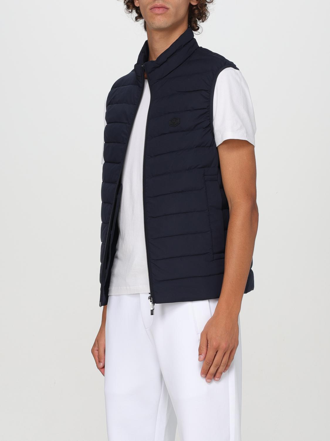 EMPORIO ARMANI GILET: Gilet Emporio Armani in nylon trapuntato , Blue - Img 4