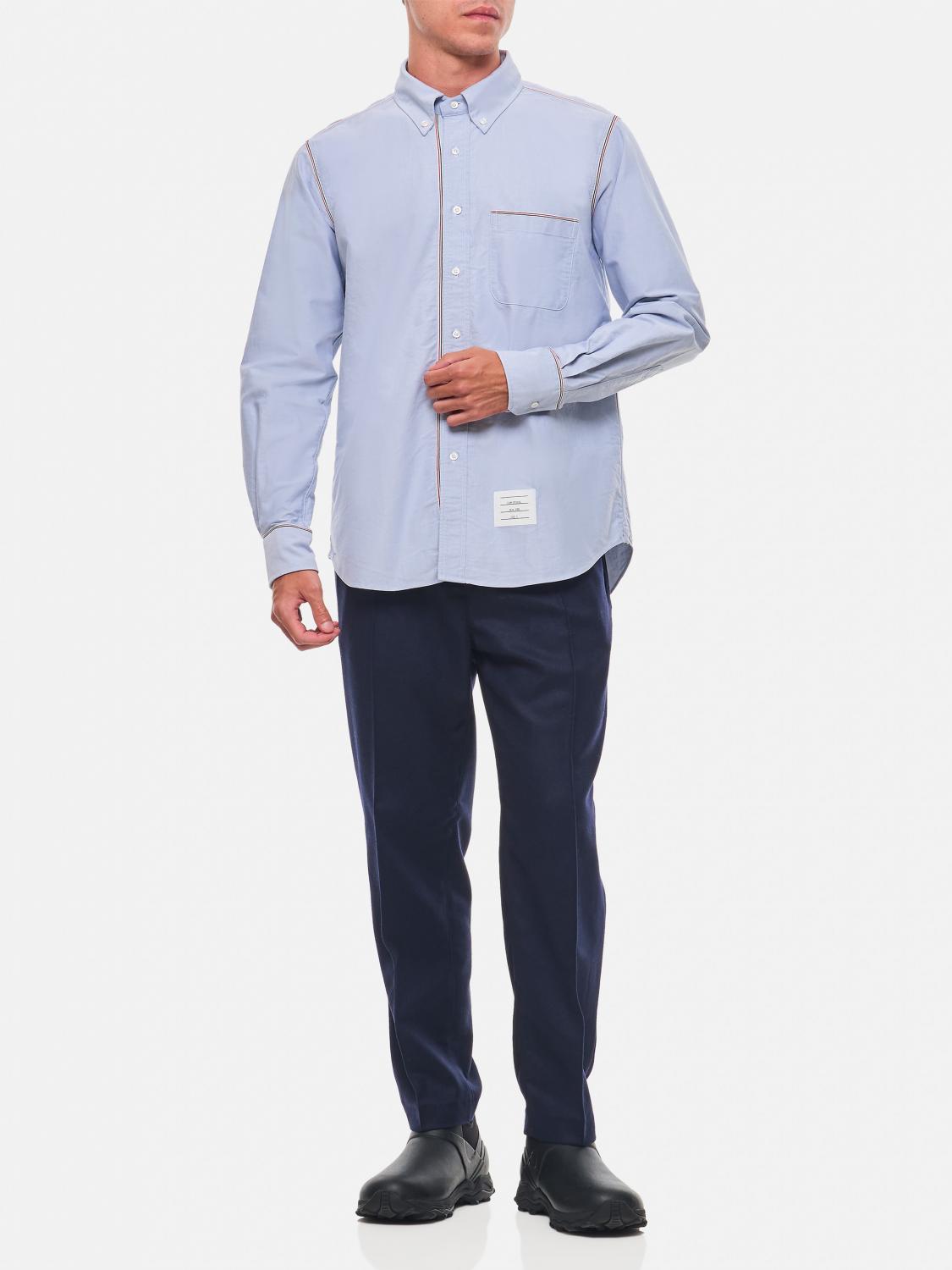 THOM BROWNE SHIRT: Shirt men Thom Browne, Blue - Img 2