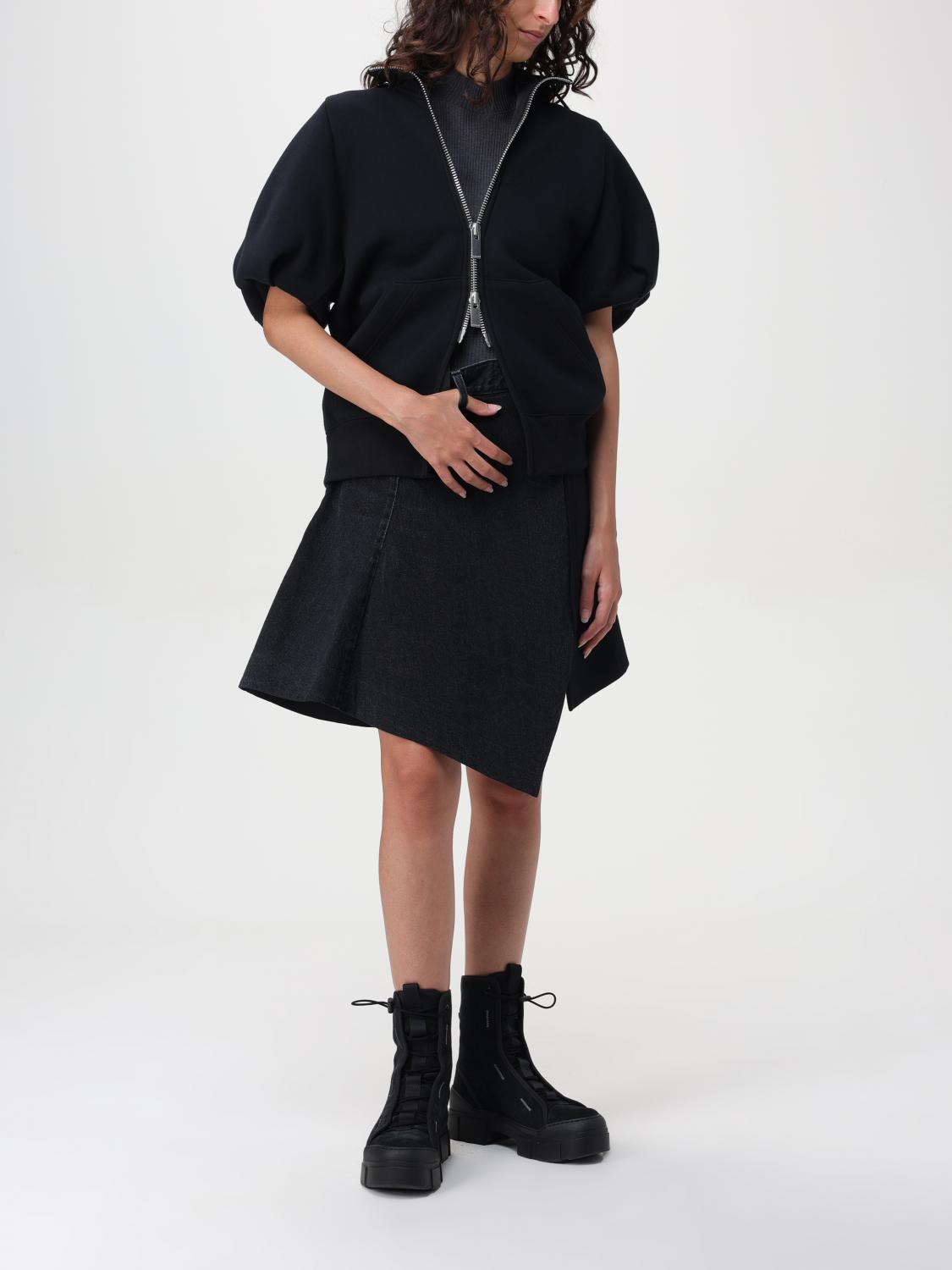 SACAI SWEATSHIRT: Pullover damen Sacai, Schwarz - Img 2