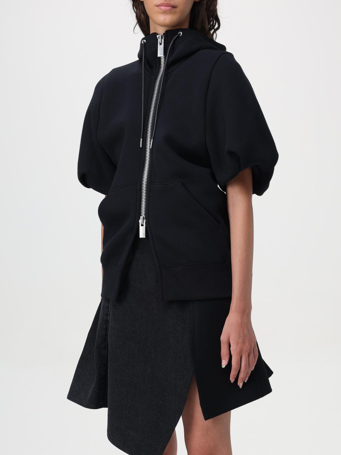 SACAI SWEATSHIRT: Pullover damen Sacai, Schwarz - Img 4