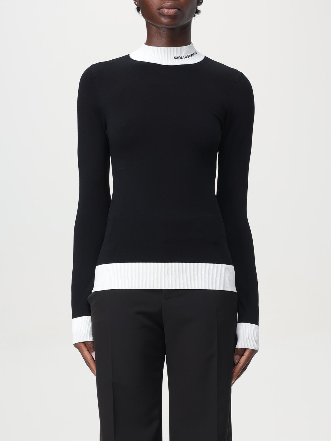 KARL LAGERFELD SWEATER: Sweater woman Karl Lagerfeld, Black - Img 1