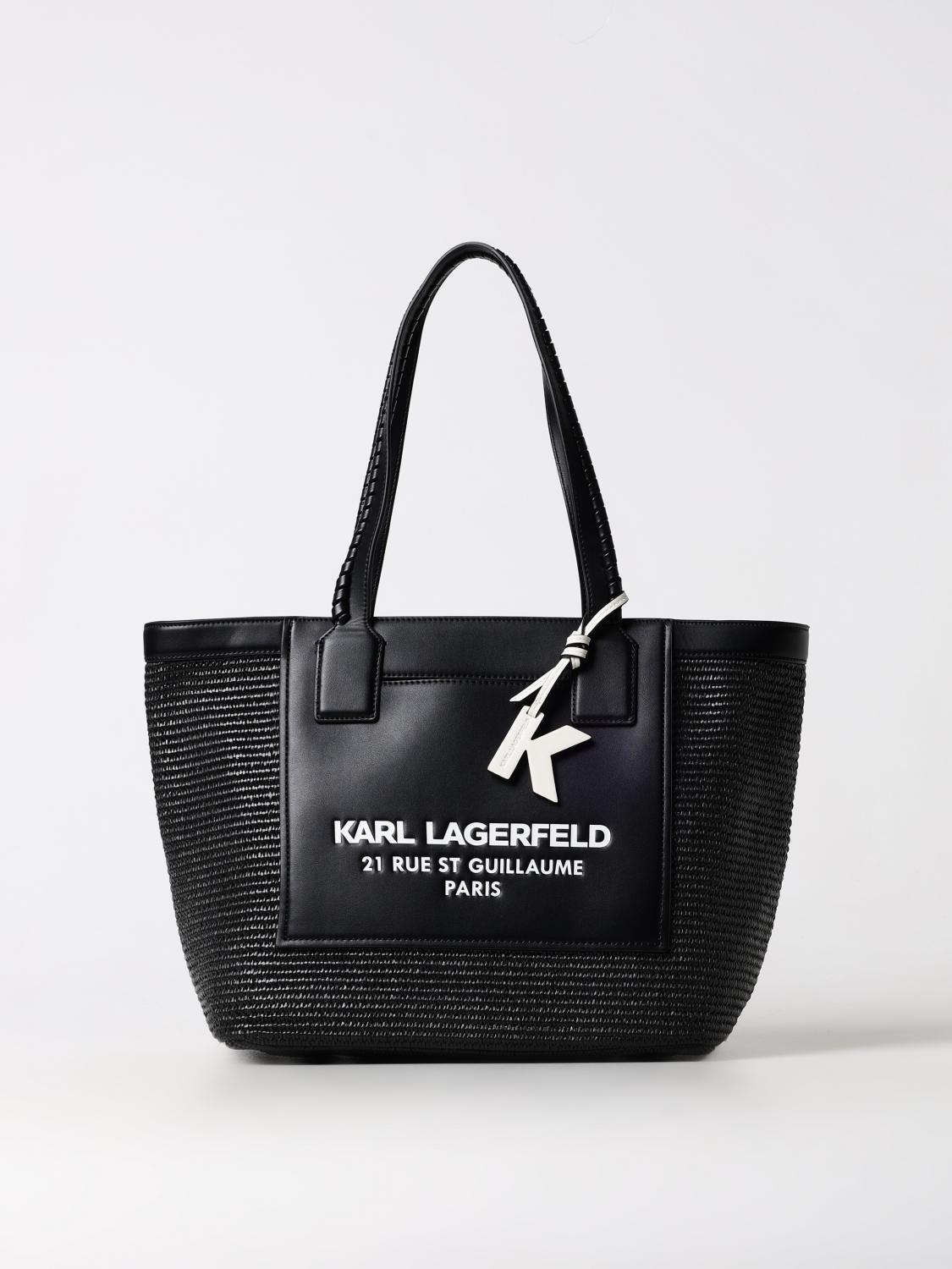 KARL LAGERFELD SAC CABAS: Sac à dos femme Karl Lagerfeld, Noir - Img 1