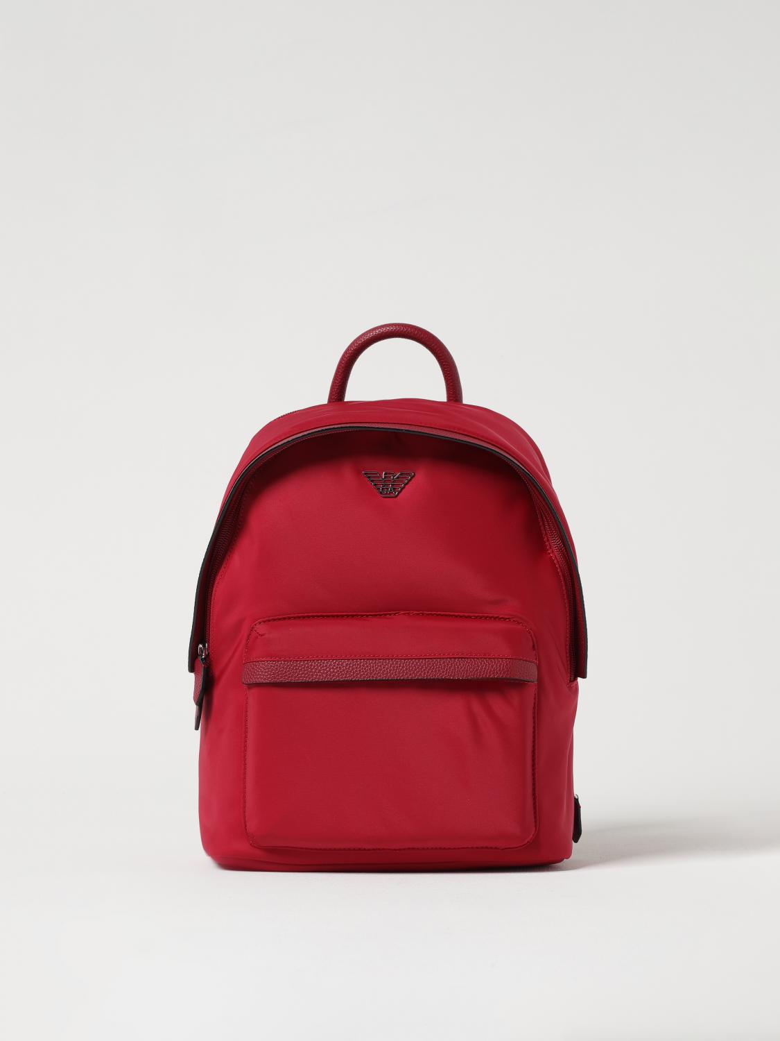 EMPORIO ARMANI BACKPACK: Backpack woman Emporio Armani, Cherry - Img 1