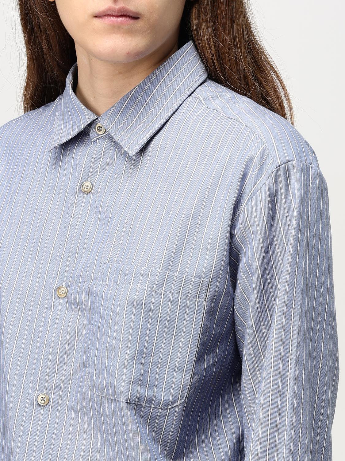 A.P.C. SHIRT: Shirt woman A.P.C., Blue 1 - Img 4