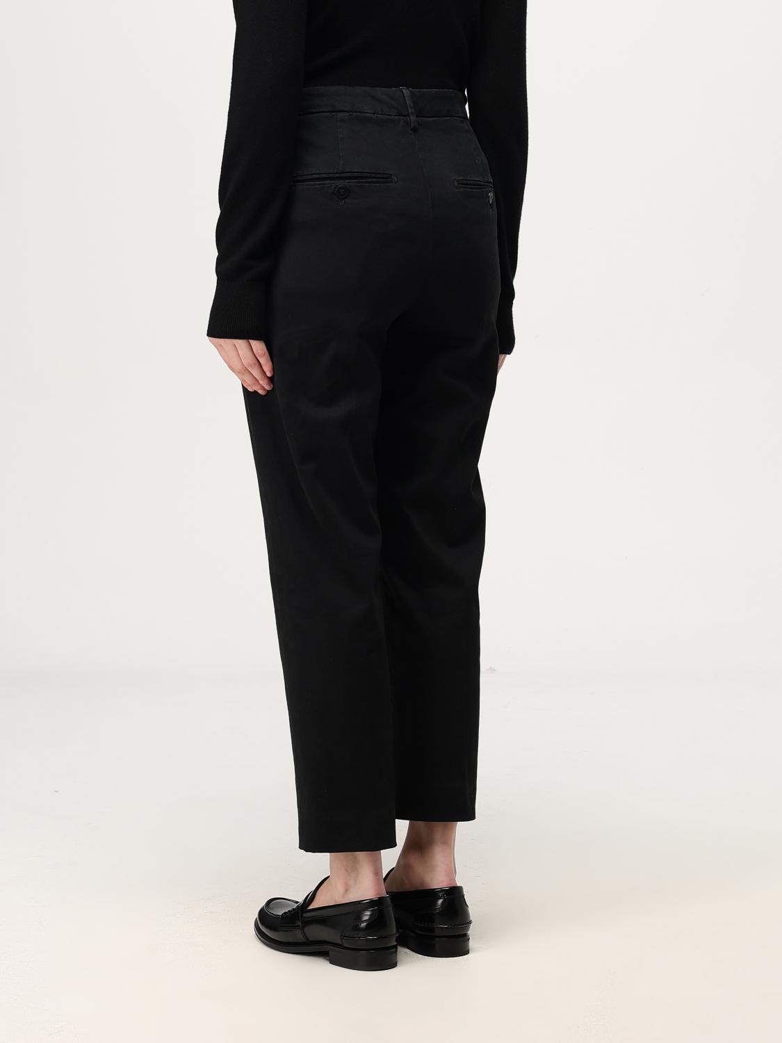 DONDUP PANTALONE: Pantalone crop Dondup, Nero - Img 2