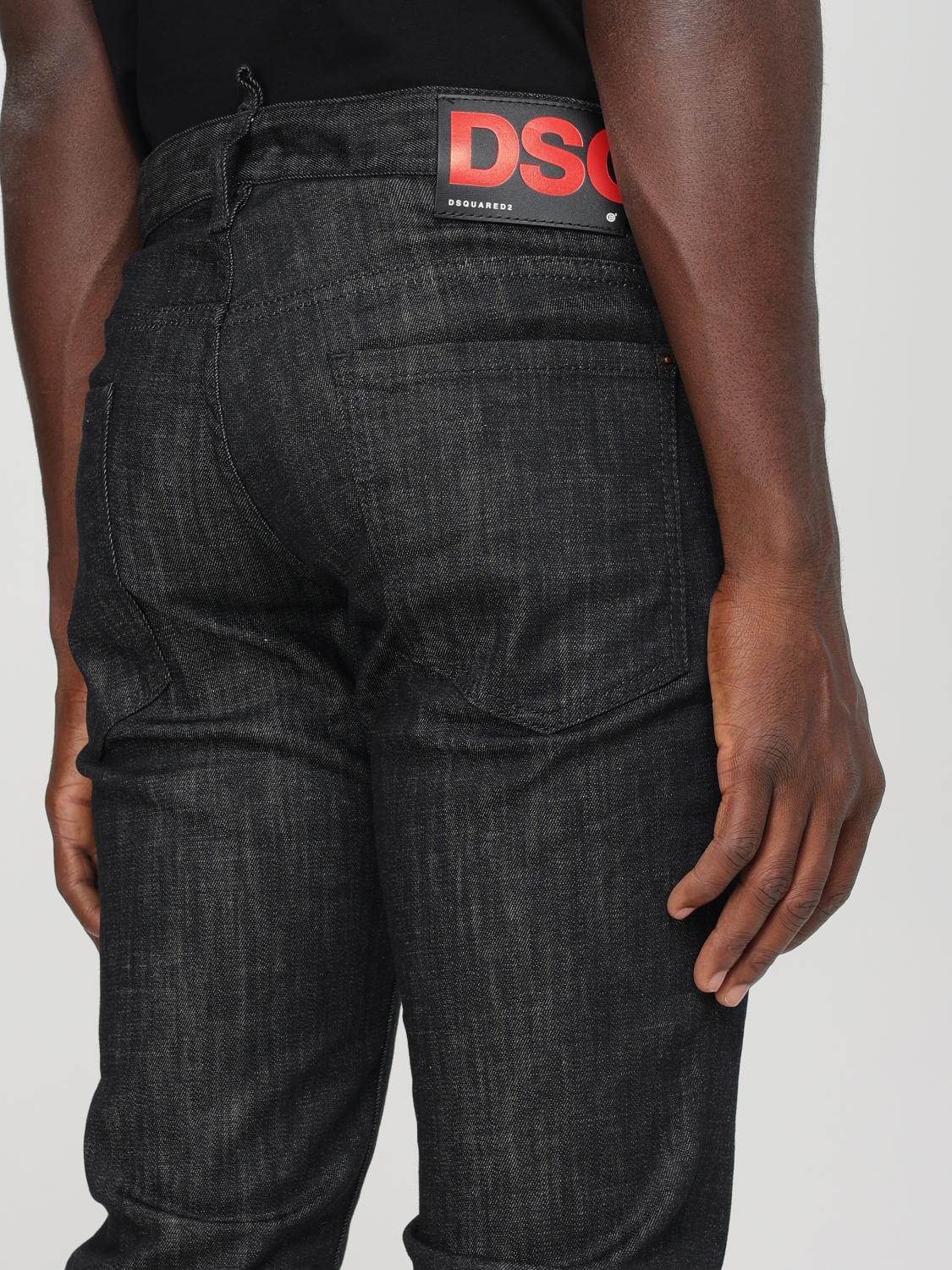 DSQUARED2 JEANS: Jeans men Dsquared2, Black - Img 4