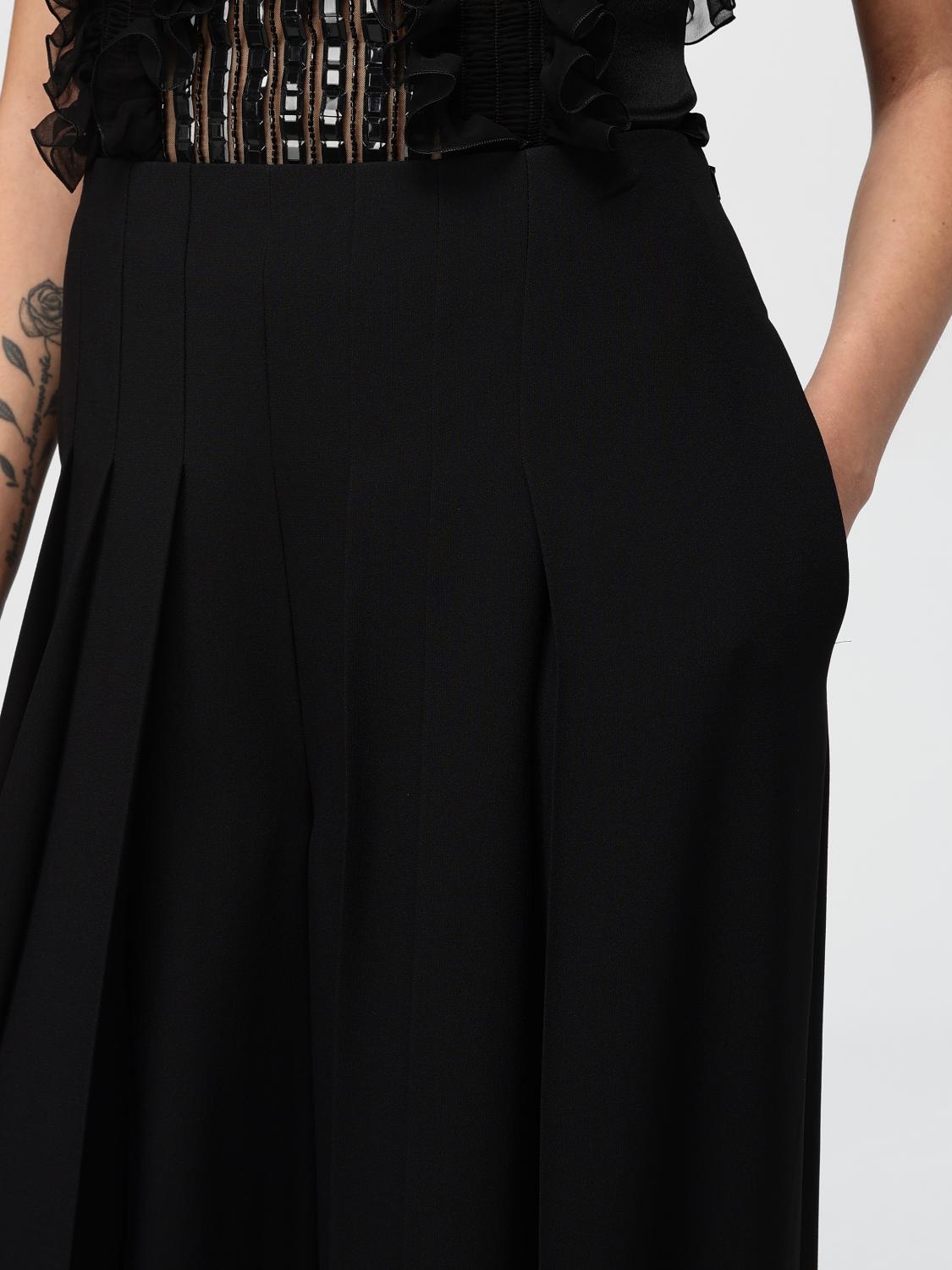 ALBERTA FERRETTI 팬츠: 팬츠 여성 Alberta Ferretti, 블랙 - Img 5