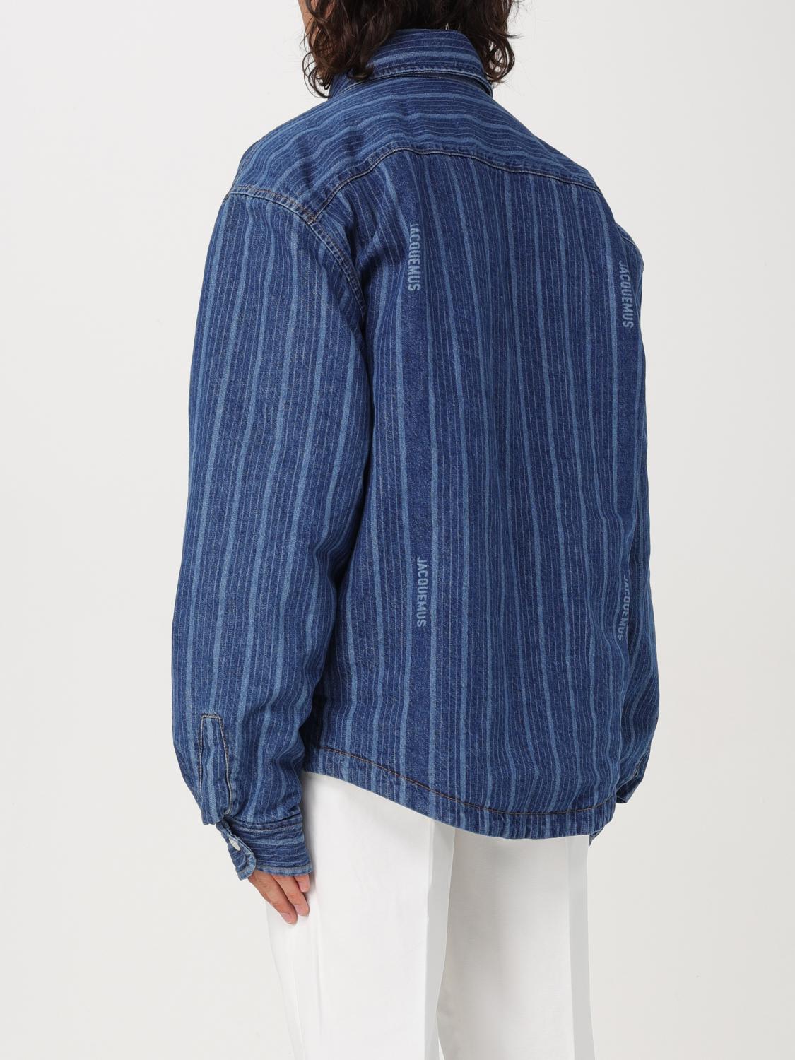 JACQUEMUS CAMICIA: Overshirt Jacquemus in denim , Blue - Img 2