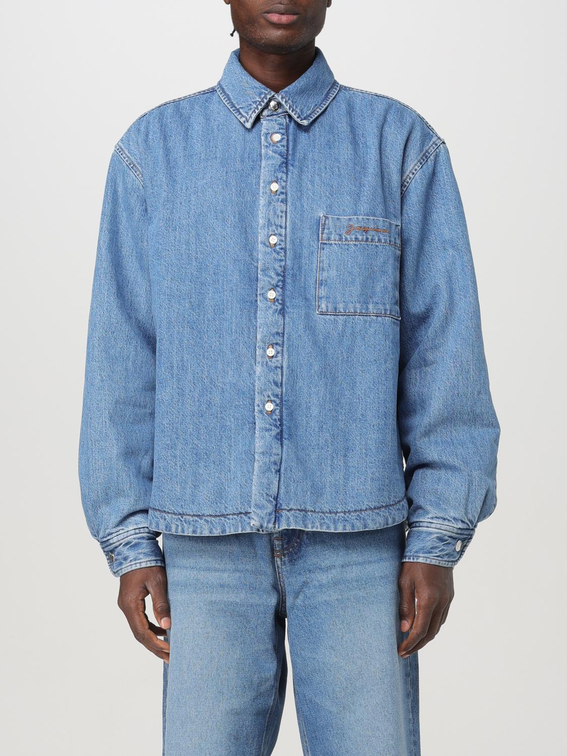 JACQUEMUS CAMICIA: Overshirt Jacquemus in denim , Denim - Img 1