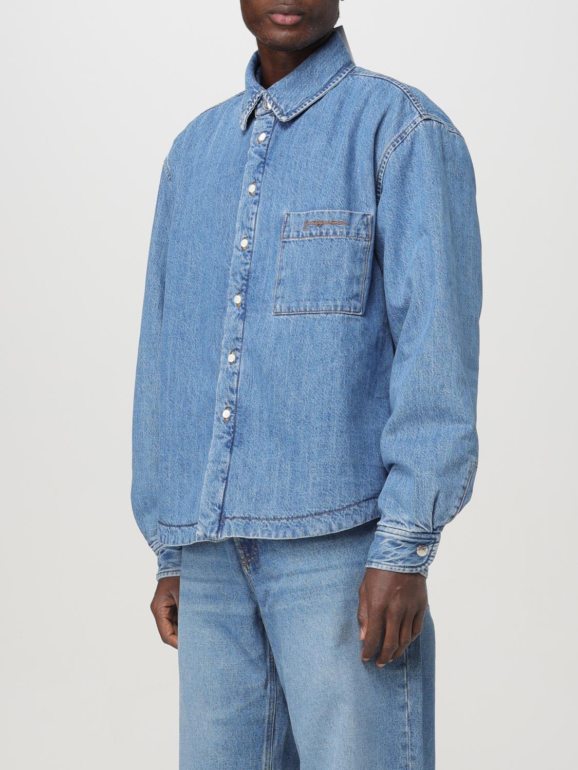 JACQUEMUS CAMICIA: Overshirt Jacquemus in denim , Denim - Img 4