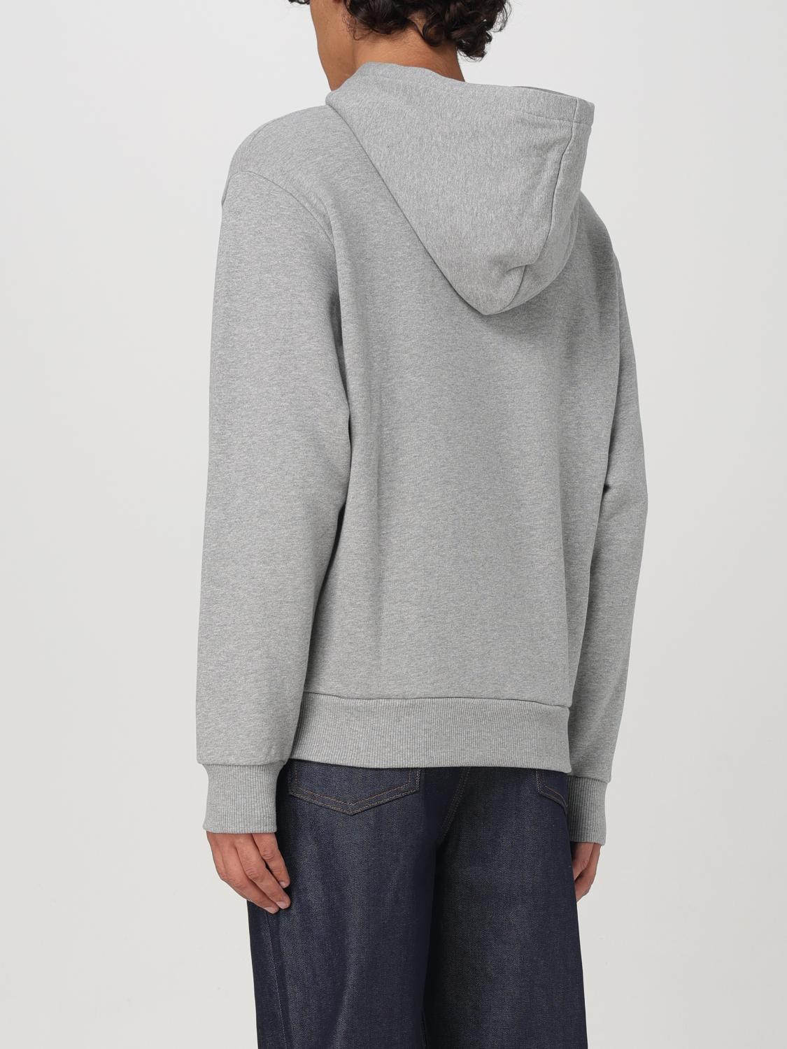 A.P.C. FELPA: Felpa A.P.C. in cotone con logo , Grigio - Img 2