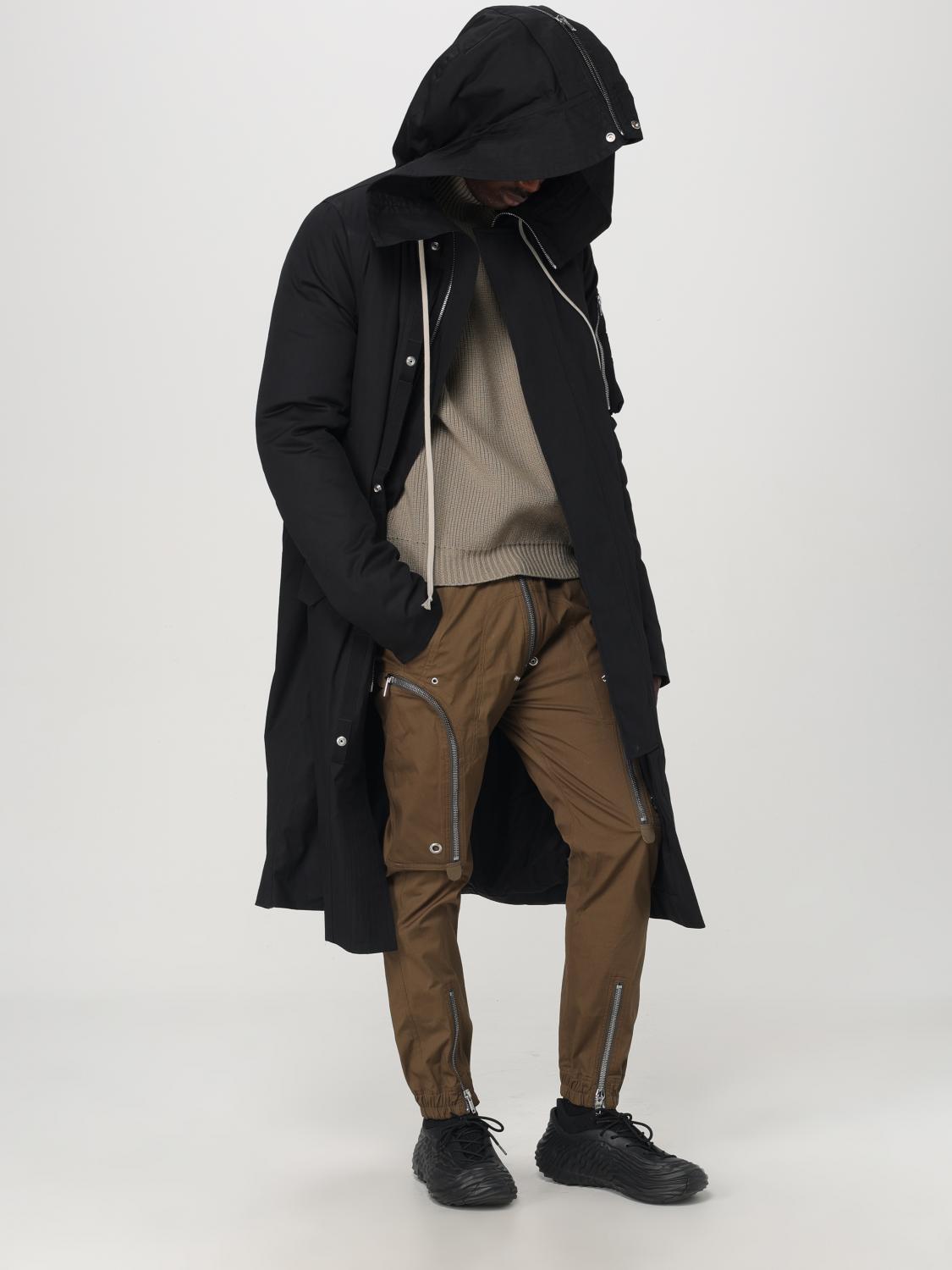 RICK OWENS JACKET: Coat men Rick Owens, Black - Img 2