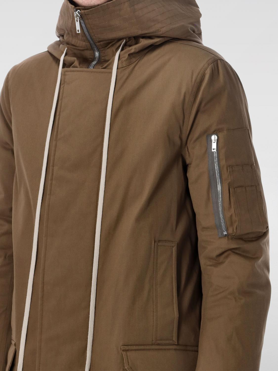 RICK OWENS JACKET: Coat men Rick Owens, Brown - Img 3