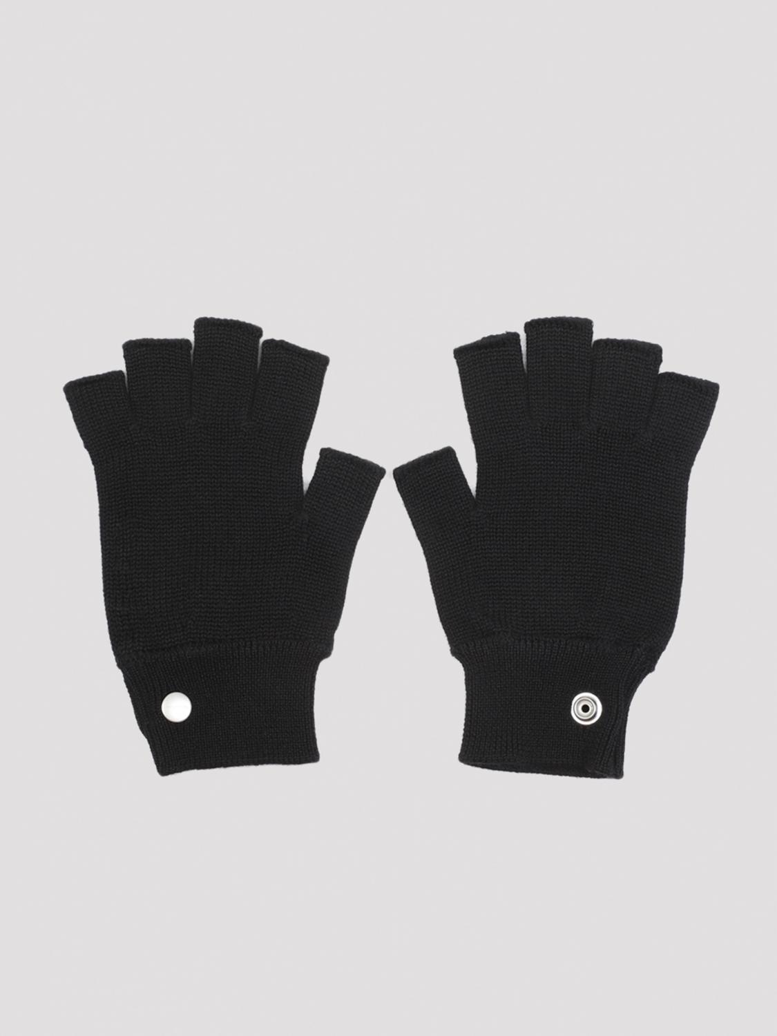 Rick Owens Gloves men - Black | RU02D6485M | GIGLIO.COM