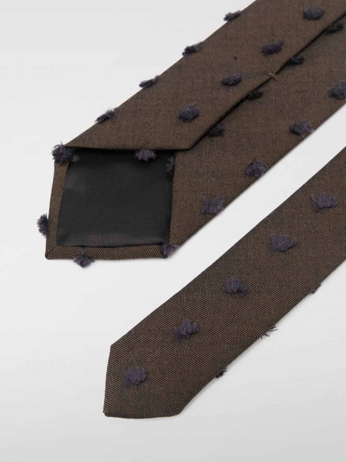 LANVIN TIE: Tie men Lanvin, Brown - Img 2