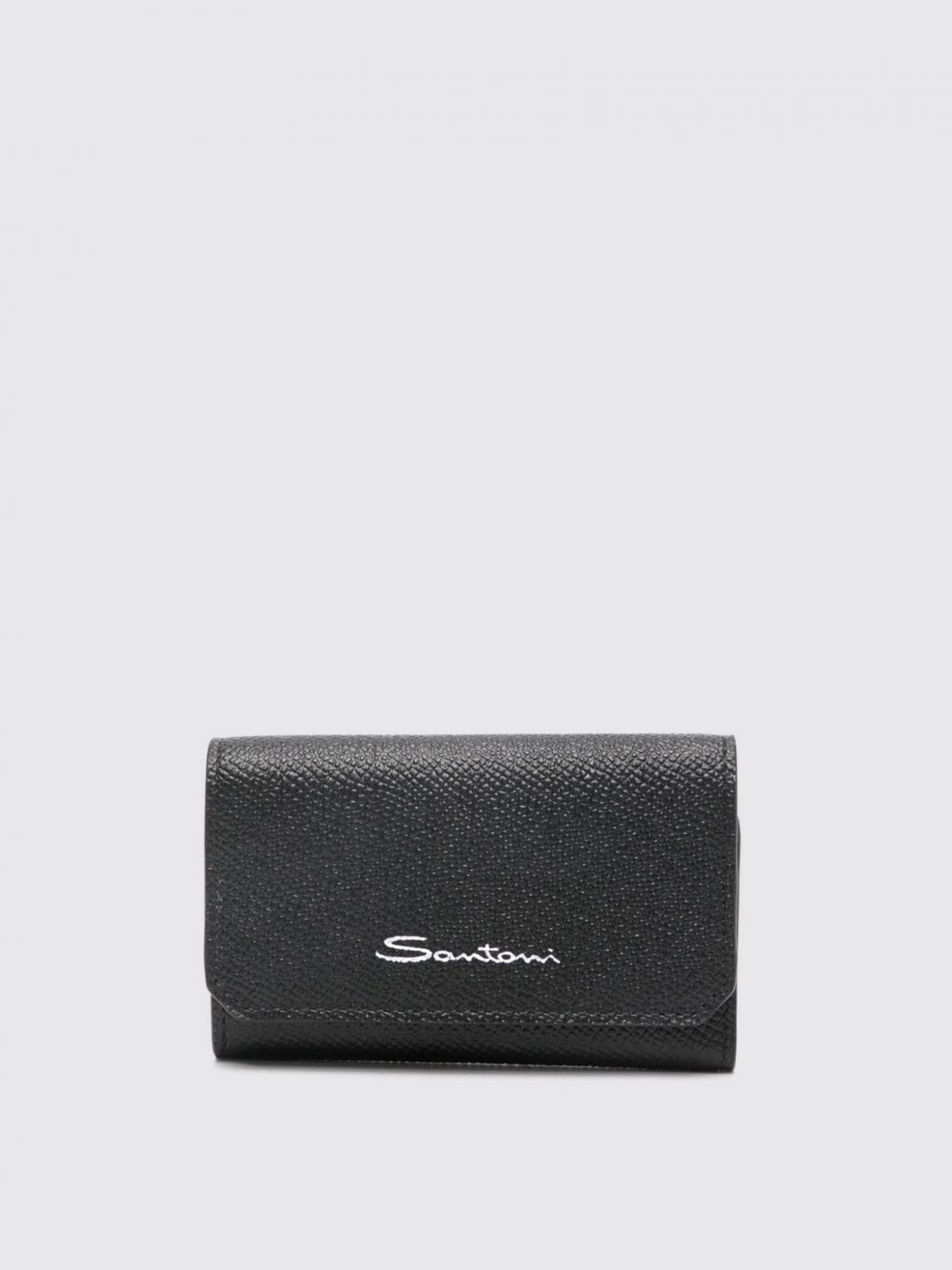 SANTONI WALLET: Wallet men Santoni, Black - Img 1