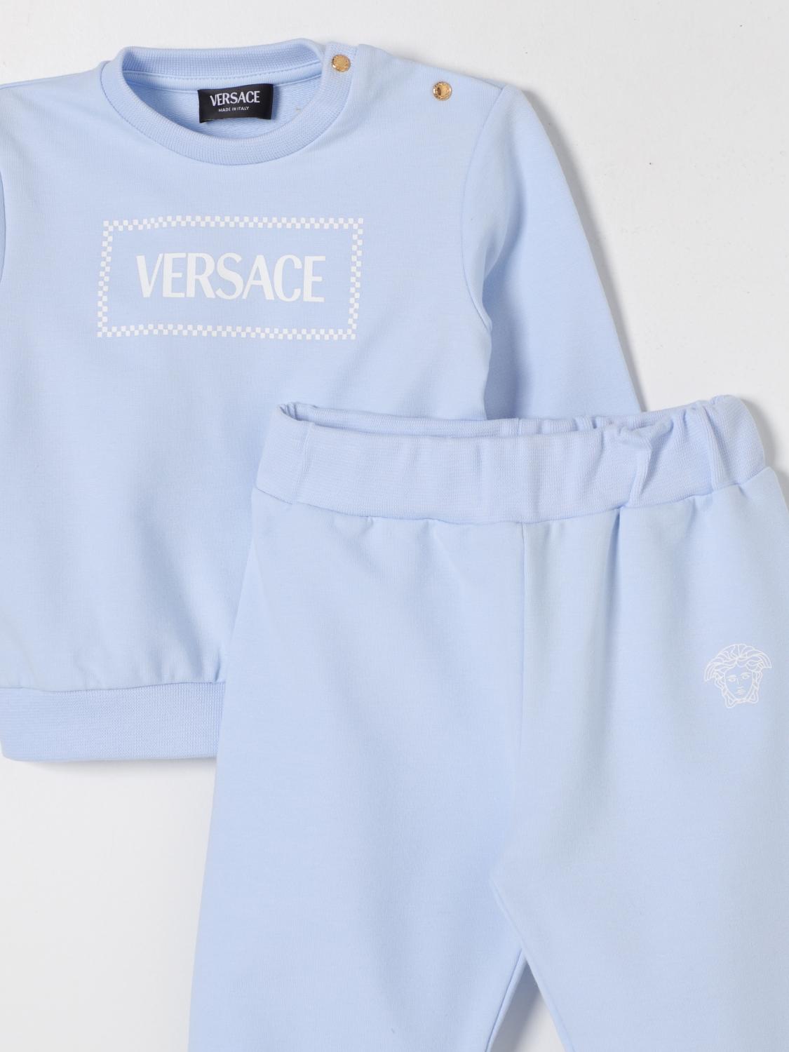 VERSACE MONO: Mono niños Versace, Azul Claro - Img 3