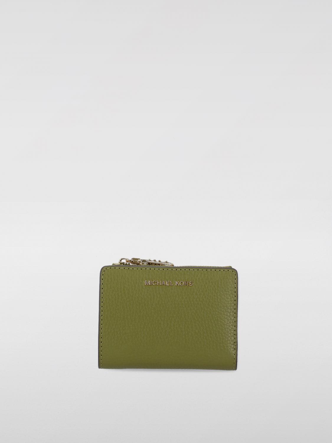 MICHAEL KORS GELDBÖRSE: Geldbeutel damen Michael Kors, Grün - Img 1