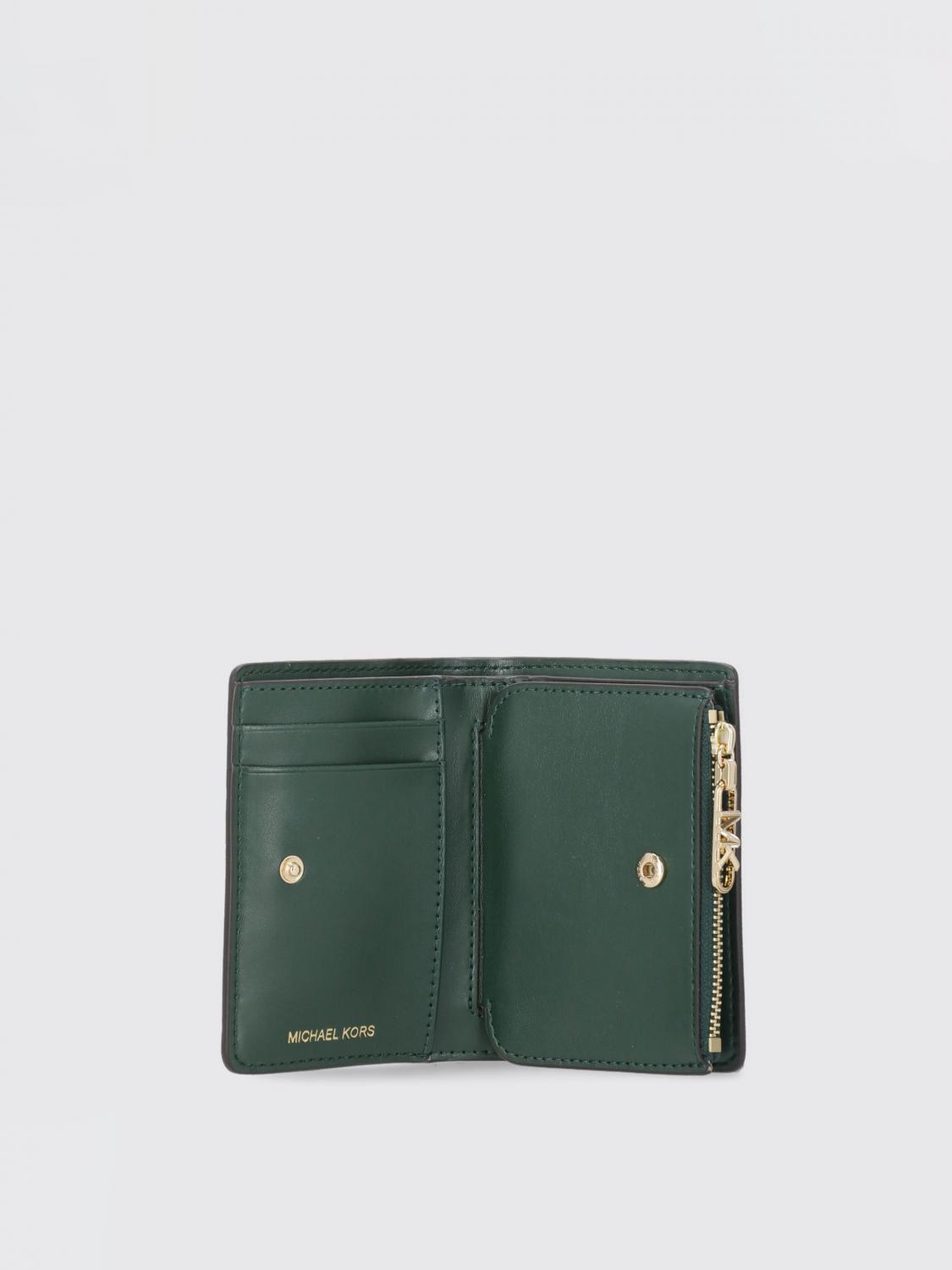 MICHAEL KORS WALLET: Wallet woman Michael Kors, Forest Green - Img 2
