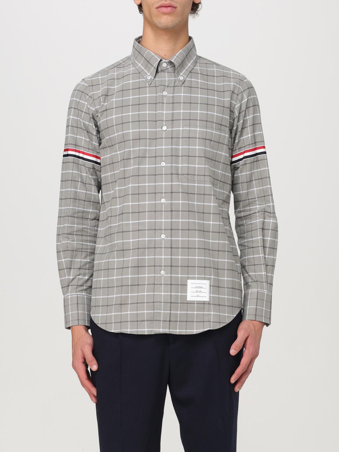 THOM BROWNE SHIRT: Shirt men Thom Browne, Grey - Img 1