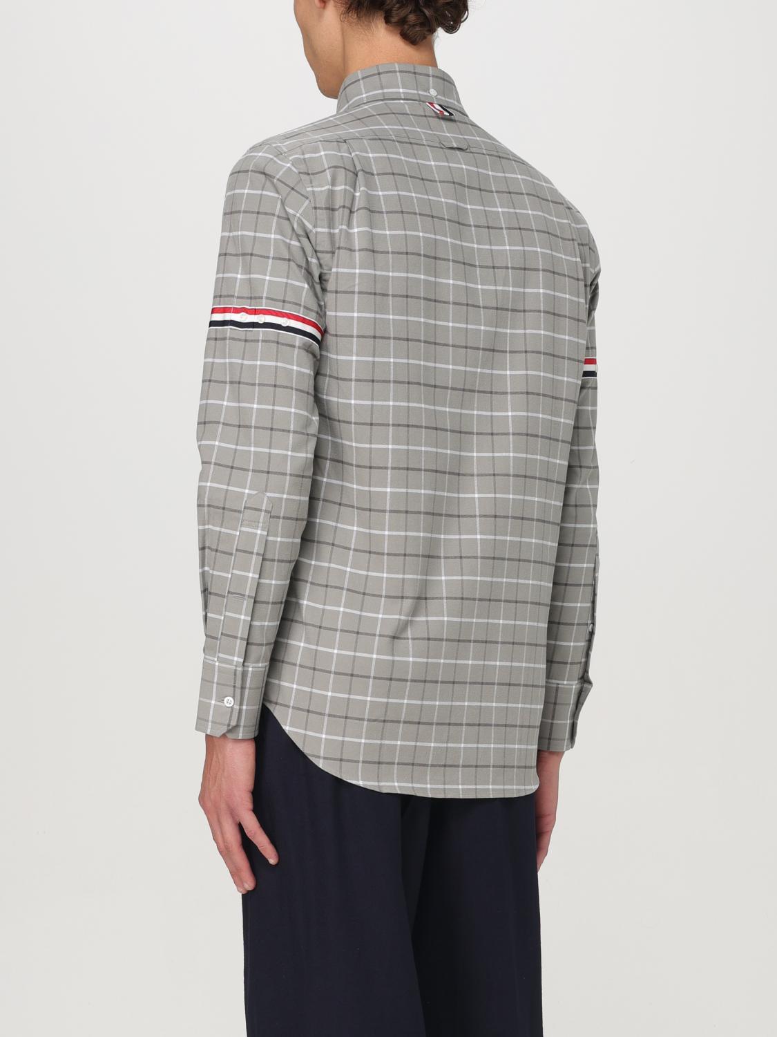 THOM BROWNE SHIRT: Shirt men Thom Browne, Grey - Img 3