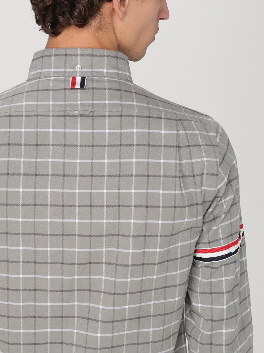 THOM BROWNE SHIRT: Shirt men Thom Browne, Grey - Img 5