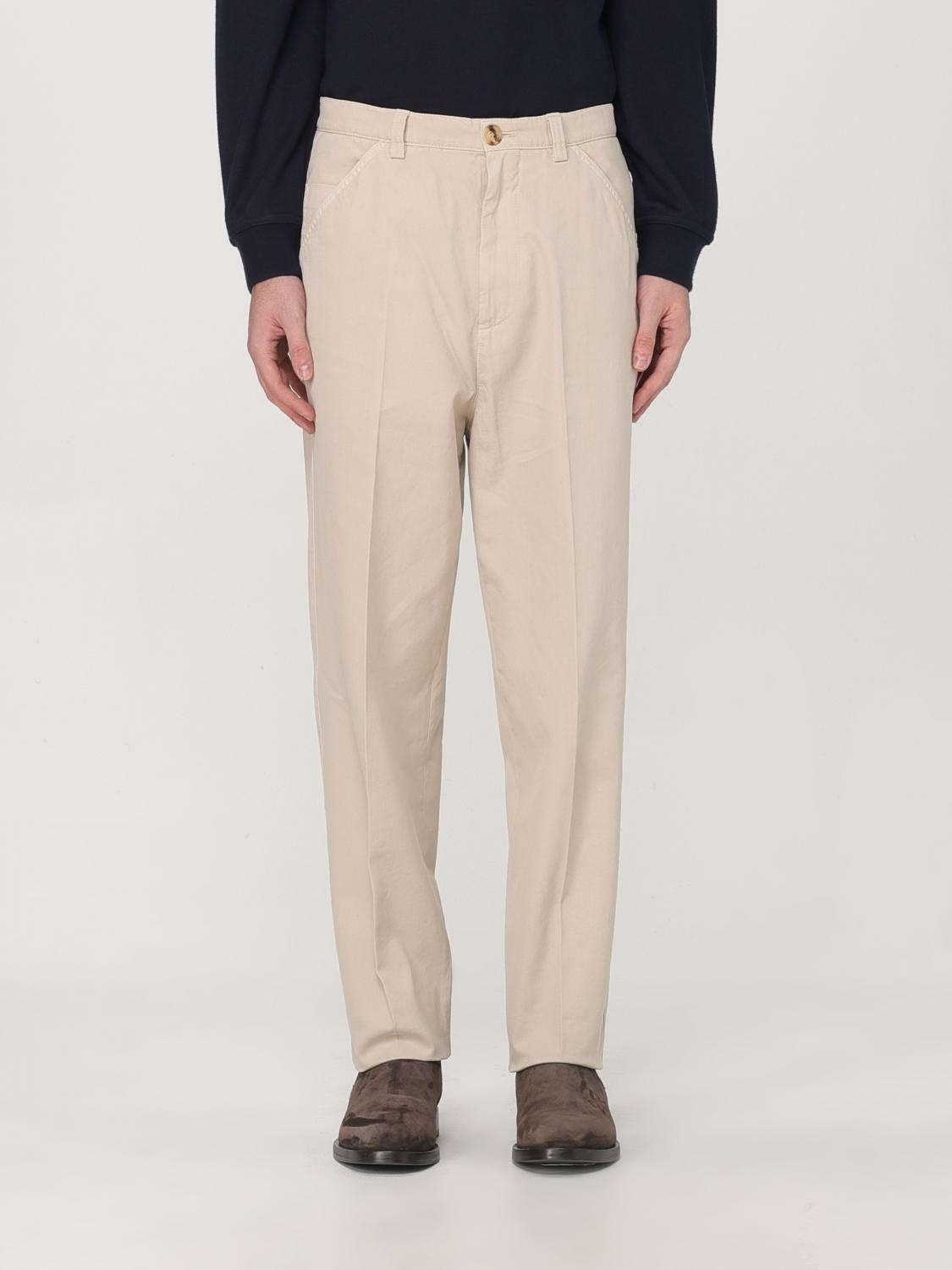 BRUNELLO CUCINELLI PANTS: Pants men Brunello Cucinelli, Beige - Img 1