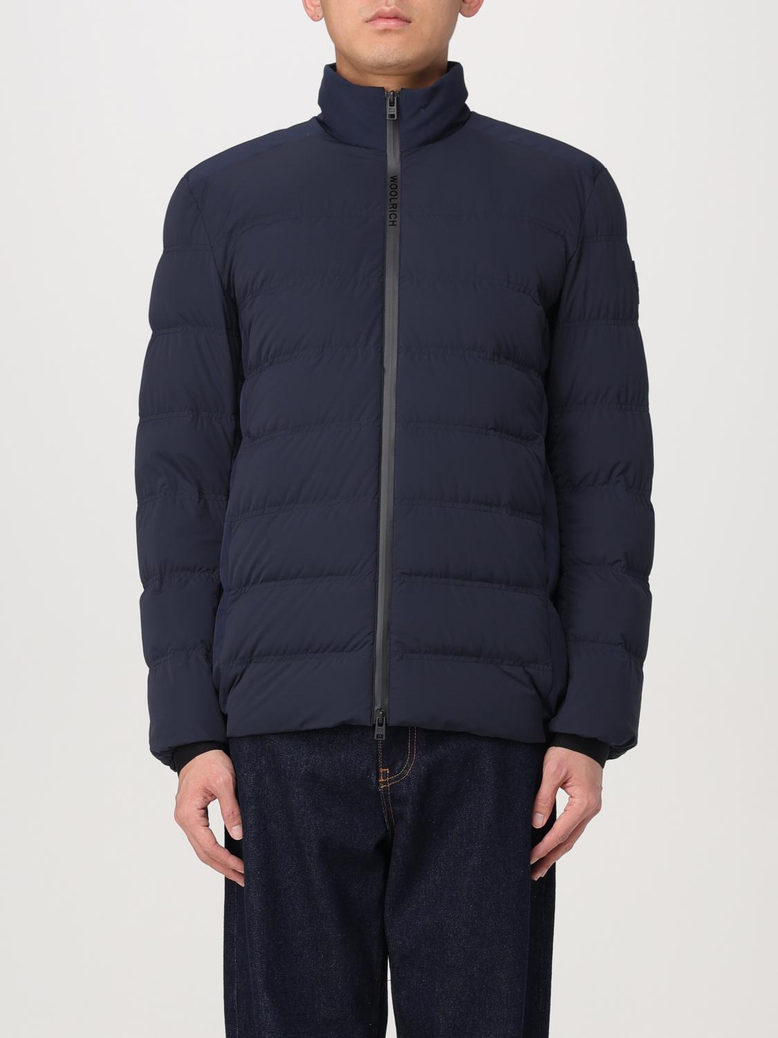 WOOLRICH GIACCA: Piumino con zip Woolrich, Blue - Img 1