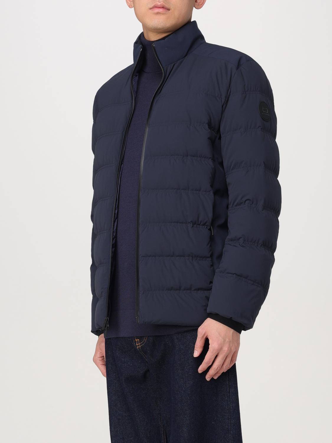 WOOLRICH GIACCA: Piumino con zip Woolrich, Blue - Img 3