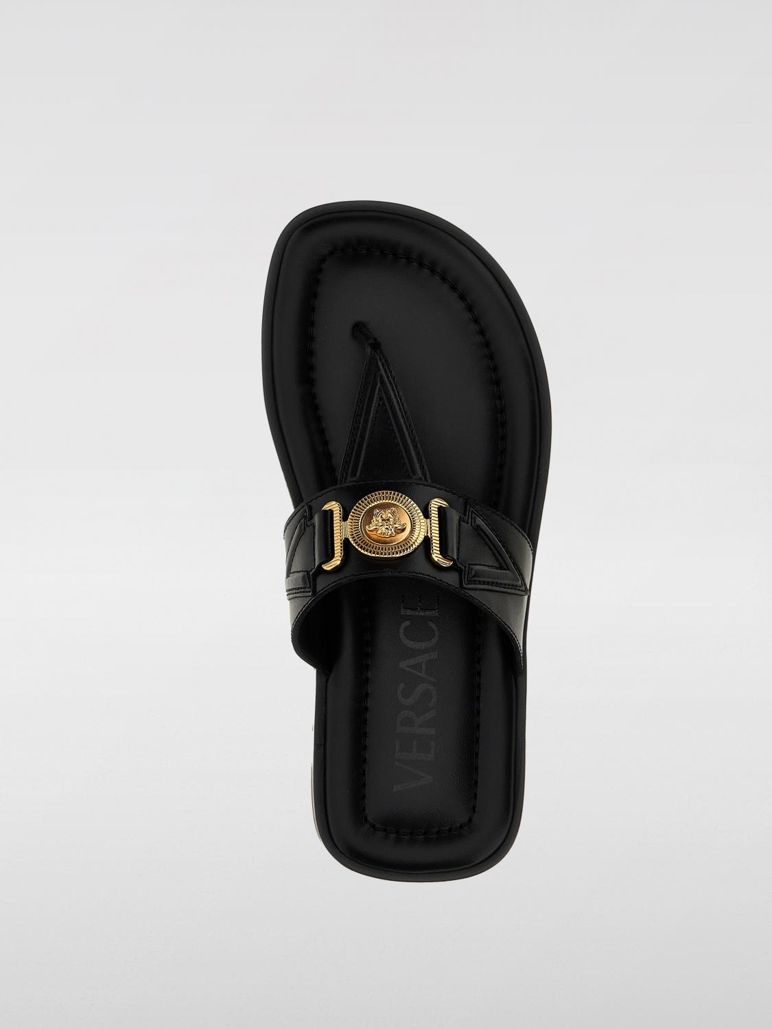 VERSACE SANDALS: Sandals men Versace, Black - Img 4
