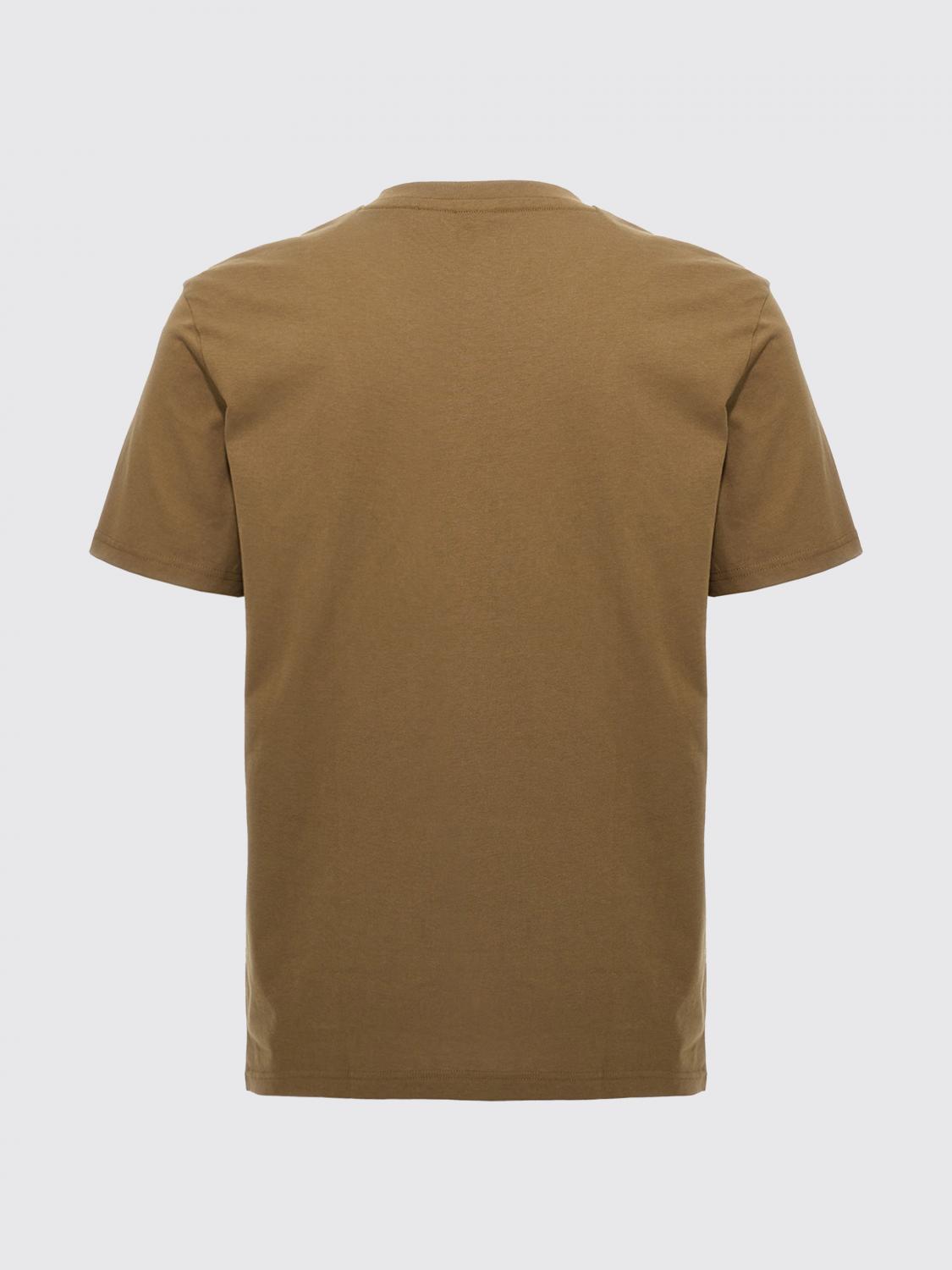 BOSS Tシャツ: Boss ロゴ コットン Tシャツ, ブラウン - Img 2