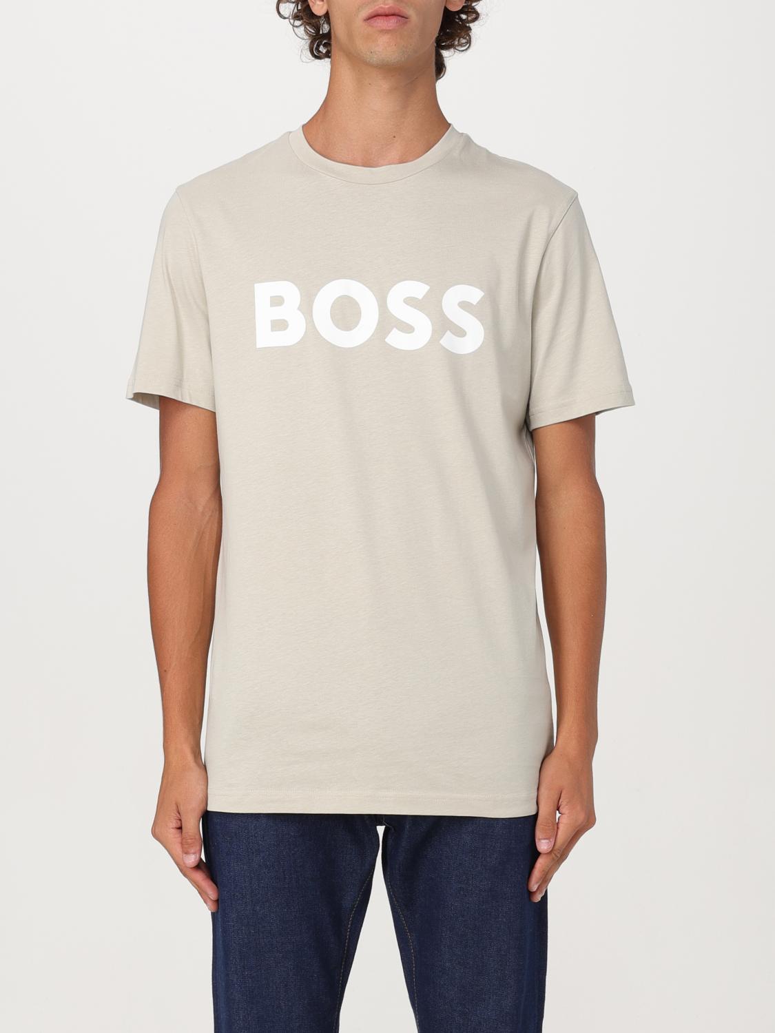 BOSS T-SHIRT: T-shirt men Boss, Sand - Img 1