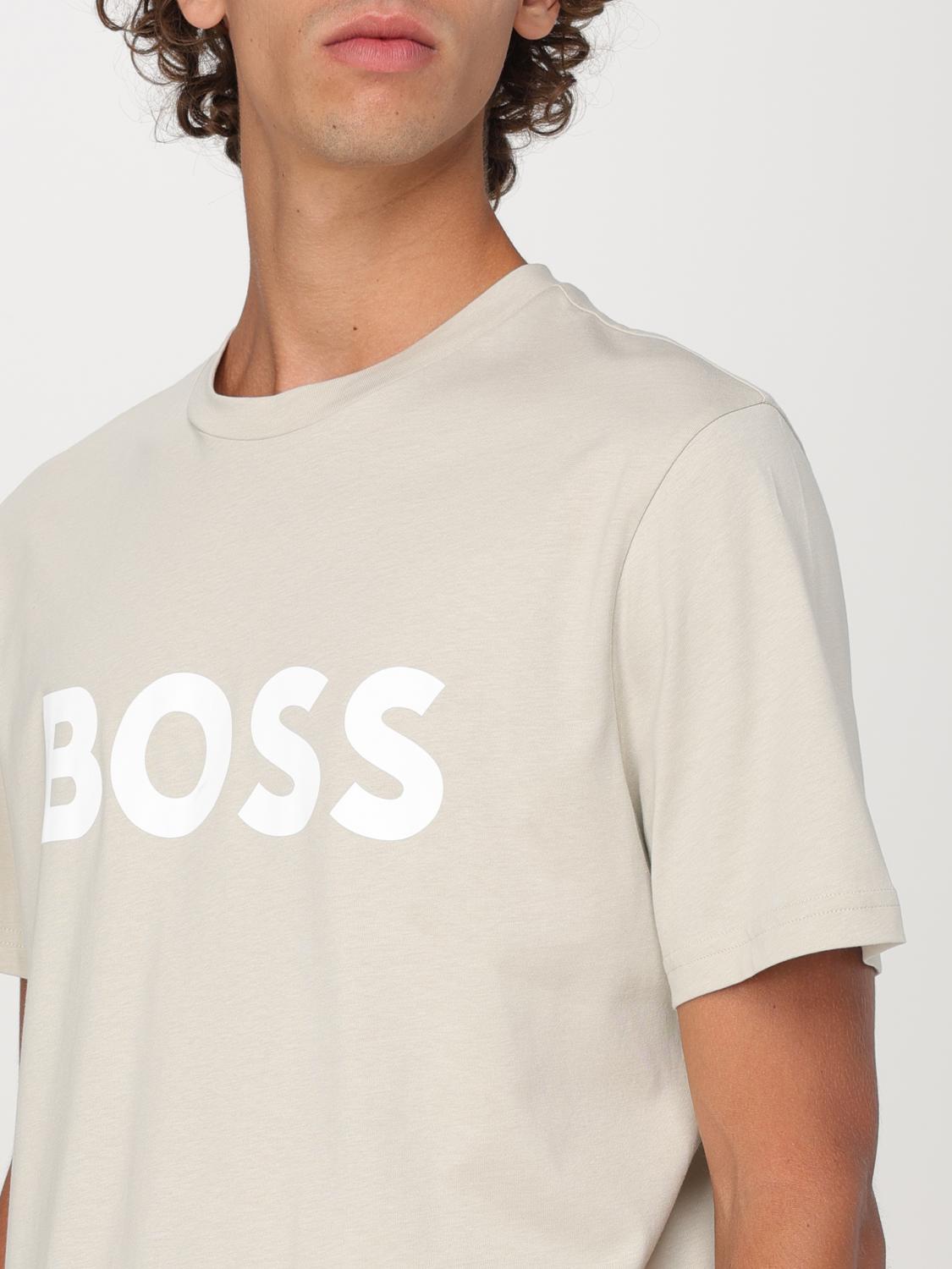 BOSS T-SHIRT: T-shirt men Boss, Sand - Img 3