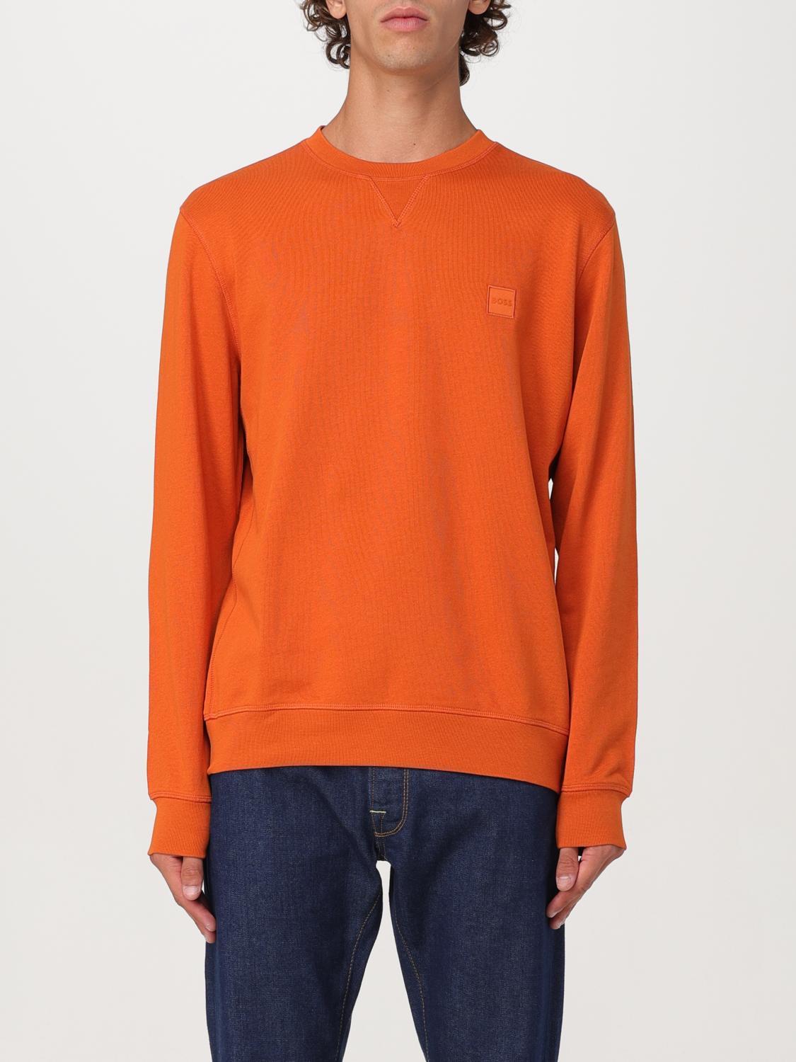 BOSS SWEATER: Boss crewneck sweater, Orange - Img 1